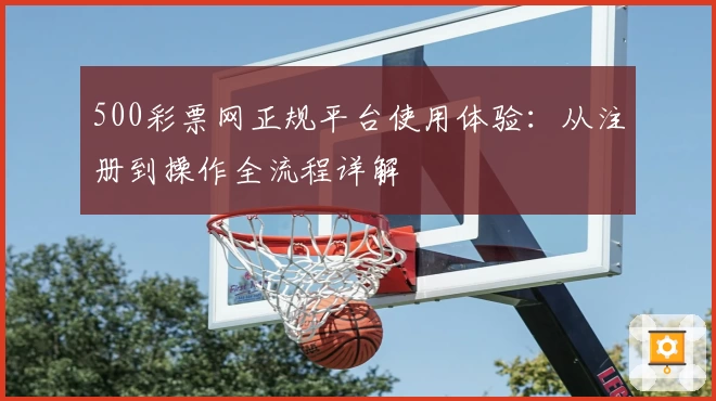 500彩票网正规平台使用体验：从注册到操作全流程详解